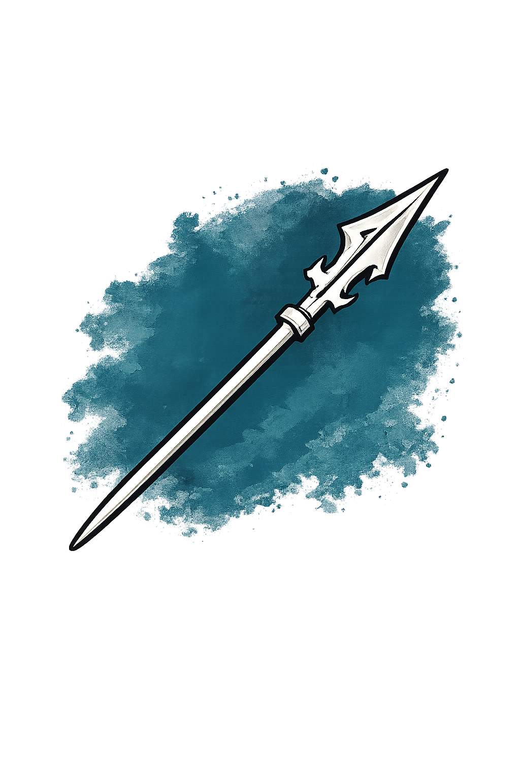 Spear weapon illustration